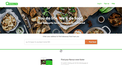 Desktop Screenshot of menulog.co.nz