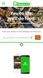 Mobile Screenshot of menulog.co.nz